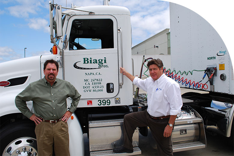 Fred Jr. and Greg Biagi