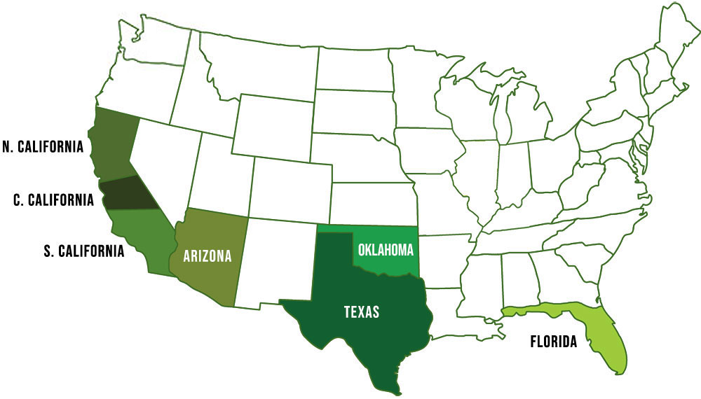 Transportation locations USA map Transportation locations USA map